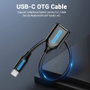 Vention Conversor USB Tipo-C Macho a USB-A Hembra CCSBB Negro